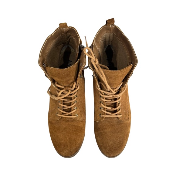 Anne Klein Abbott Combat Boot - leather - lug soles - size 7.5 - Picture 7 of 9